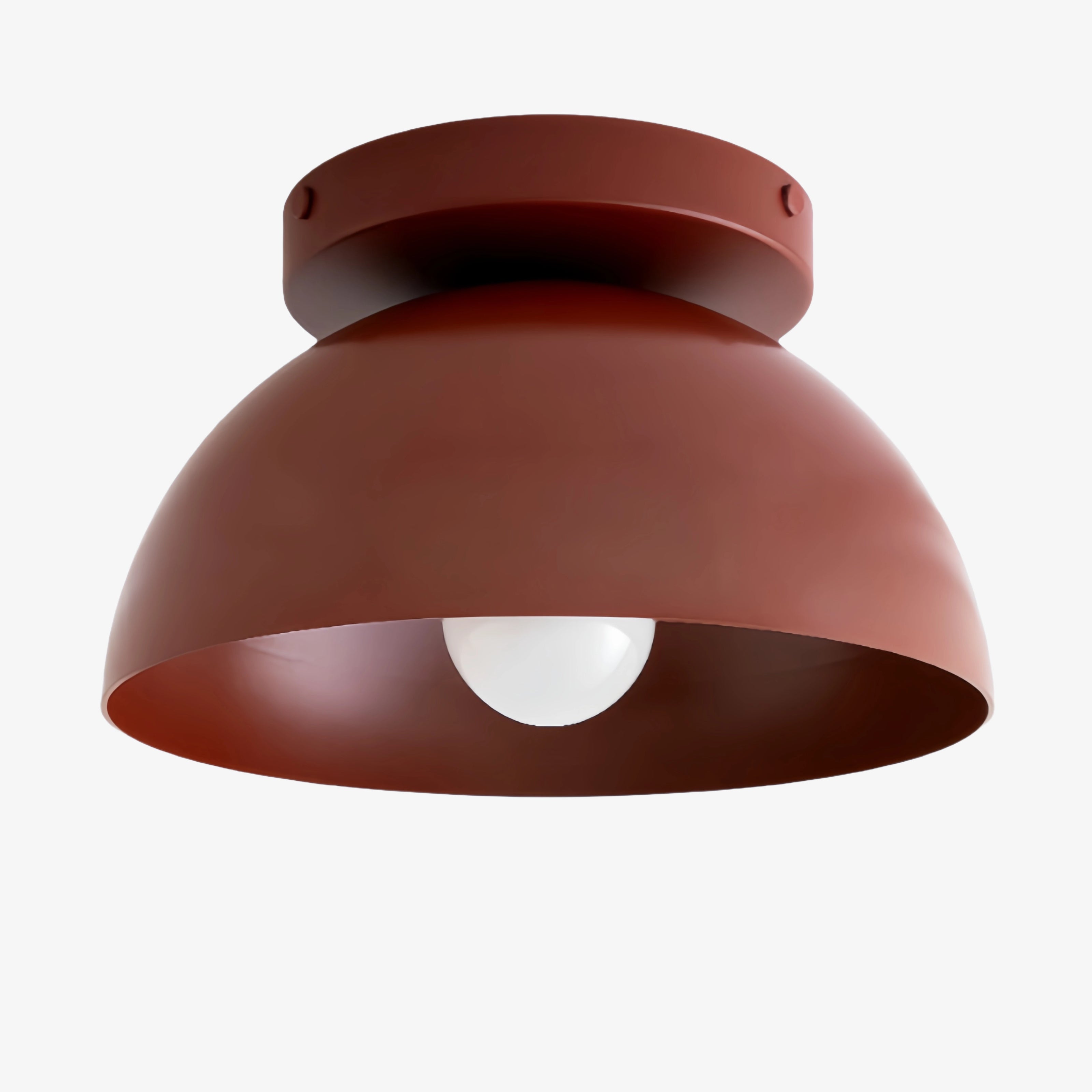 Minimalistische Plafondlamp Dome voor Compacte Ruimtes – Opbouwspot Beschikbaar in Meerdere Kleuren | Sansoti