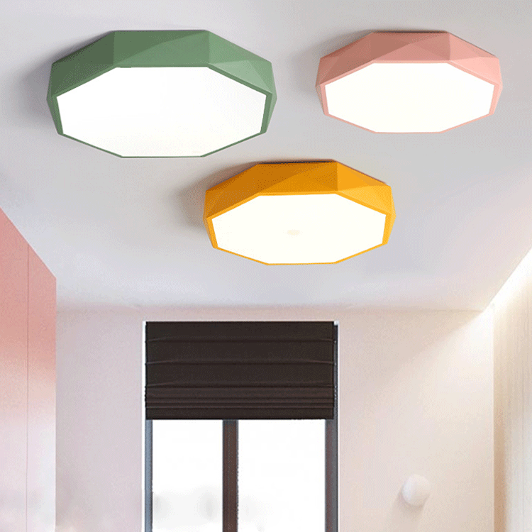 LED Plafondlamp Abstract Scandinavisch Design Warm Licht Acryl IJzer Flush Mount Gangen Woonkamers Slaapkamers | Sansoti