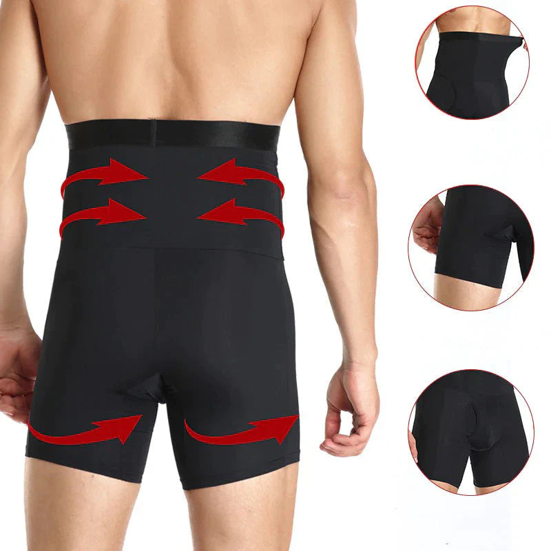 Men's Corrective Shapewear Shorts – Belly Control & Comfort | Sansoti