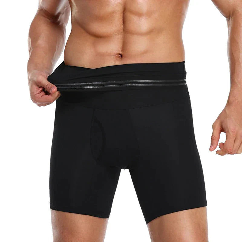 Men's Corrective Shapewear Shorts – Belly Control & Comfort | Sansoti