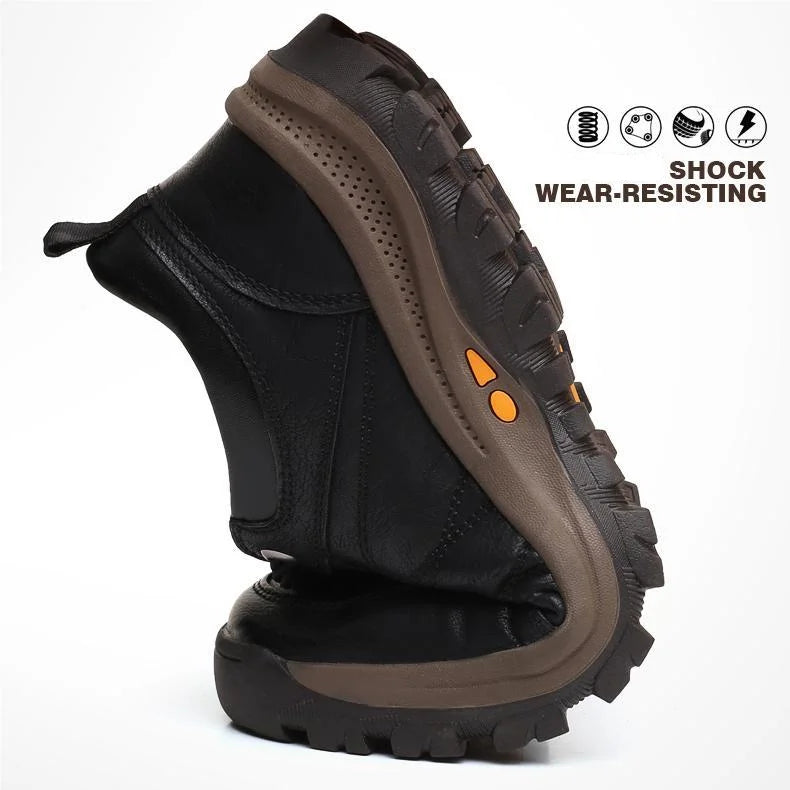 Herrenschuhe aus Leder, handgenäht, rutschfest, mit Fußgewölbeunterstützung, atmungsaktiv und komfortabel, Loafer für den täglichen Gebrauch, Casual | Sansoti