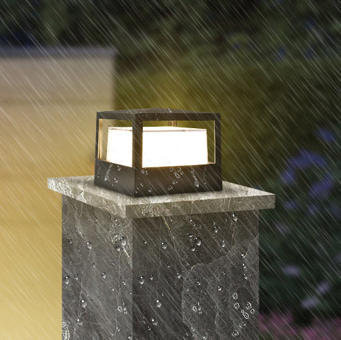 Square LED Outdoor Lamp Waterproof Wall Light Garden Lamp Modern Aluminium Facade Lamp 7W 12W Outdoor Lighting | Sansoti