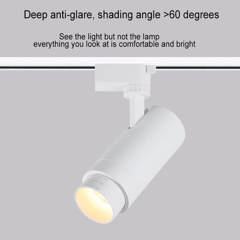 Schienenbeleuchtung LED Aluminium Schwarz Weiß 3-5 Spots Wohnzimmer Küche Flur Deckenstrahler Schienenstrahler Eingebettete LED Dimmbar | Restfield