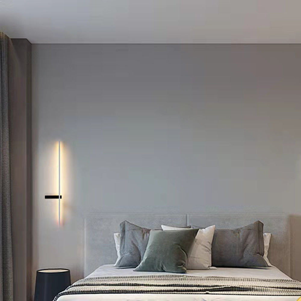 Linear Wall Lamp Multicolor Minimalist Metal Acrylic LED 60/90cm Dining Room Living Room Study | Sansoti