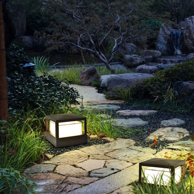 Square LED Outdoor Lamp Waterproof Wall Light Garden Lamp Modern Aluminium Facade Lamp 7W 12W Outdoor Lighting | Sansoti