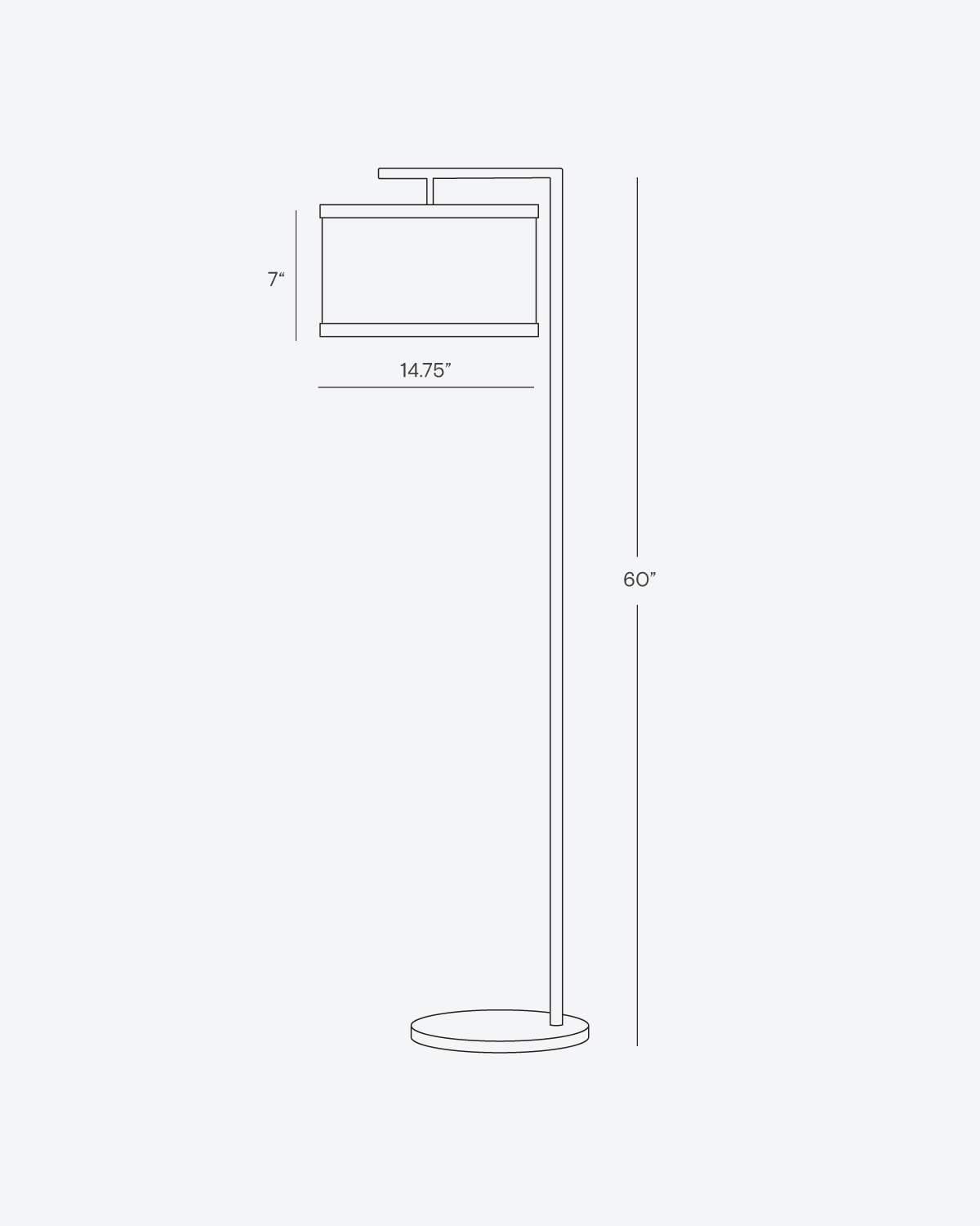 Stehleuchte Modern Mit Stoffschirm 152cm LED Schwarz Messing Nickel | Restfield