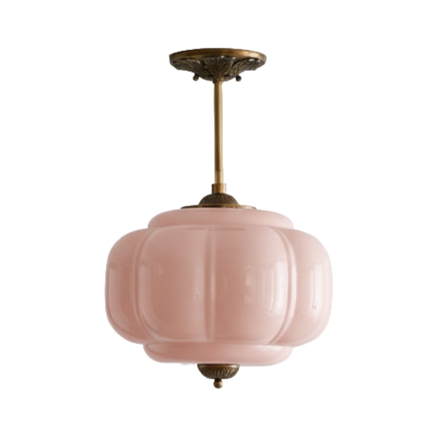 Vintage Melkglazen Hanglamp met Gegolfde Rand – Scandinavische Sfeerverlichting voor Keuken en Slaapkamer | Sansoti