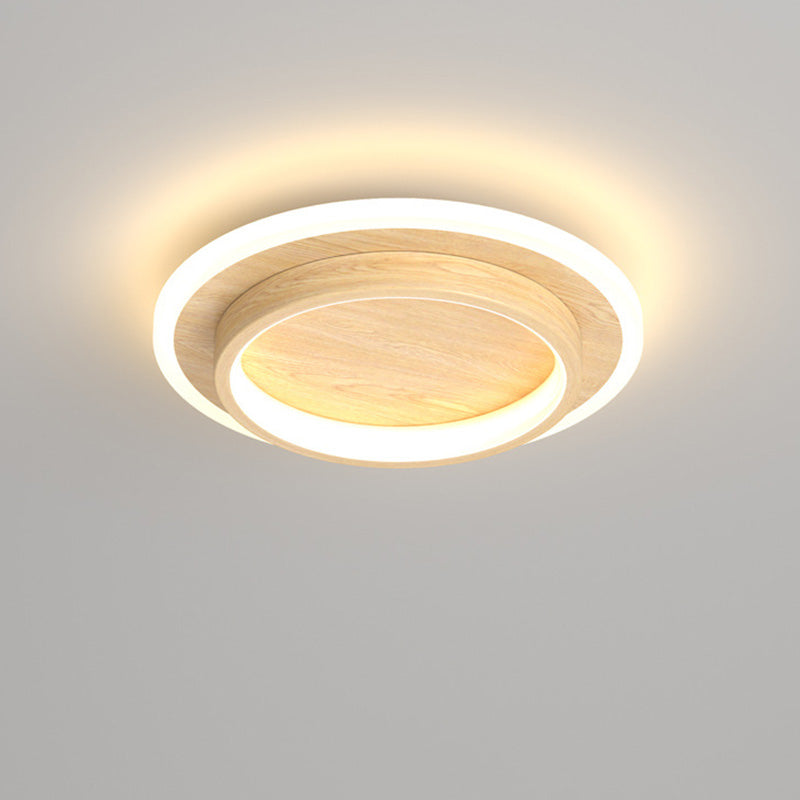 Plafondlamp Rond LED Modern Halo Design Metaal Acryl Flush Mount | Sansoti