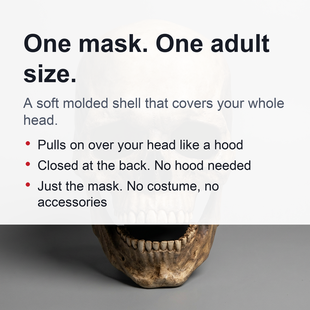 Bewegende Schedel Masker met Beweegbare Kaak – Halloween Volledig Hoofdmasker Skelet Horror Kostuum Decoratie | Sansoti