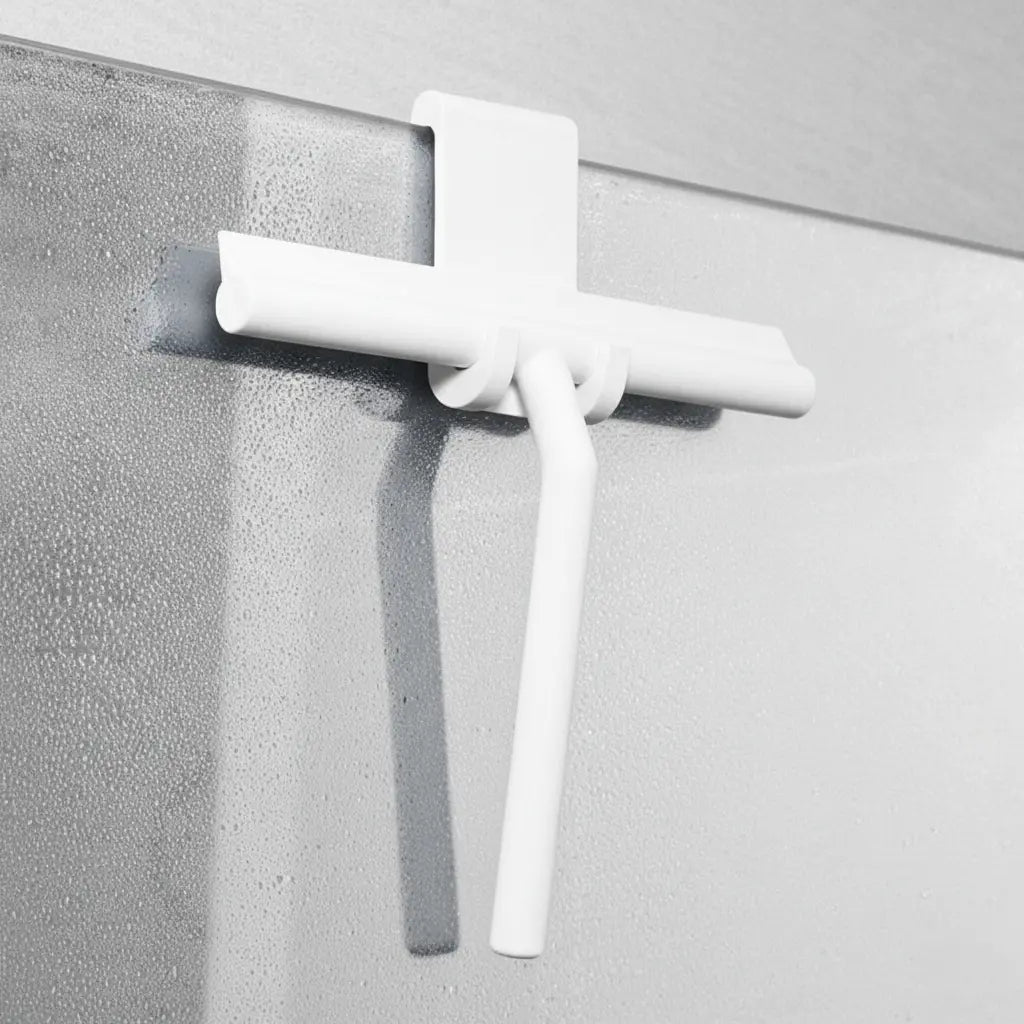 Modern Shower Squeegee with Silicone Blade for Glass Shower Walls and Bathroom Windows | Sansoti