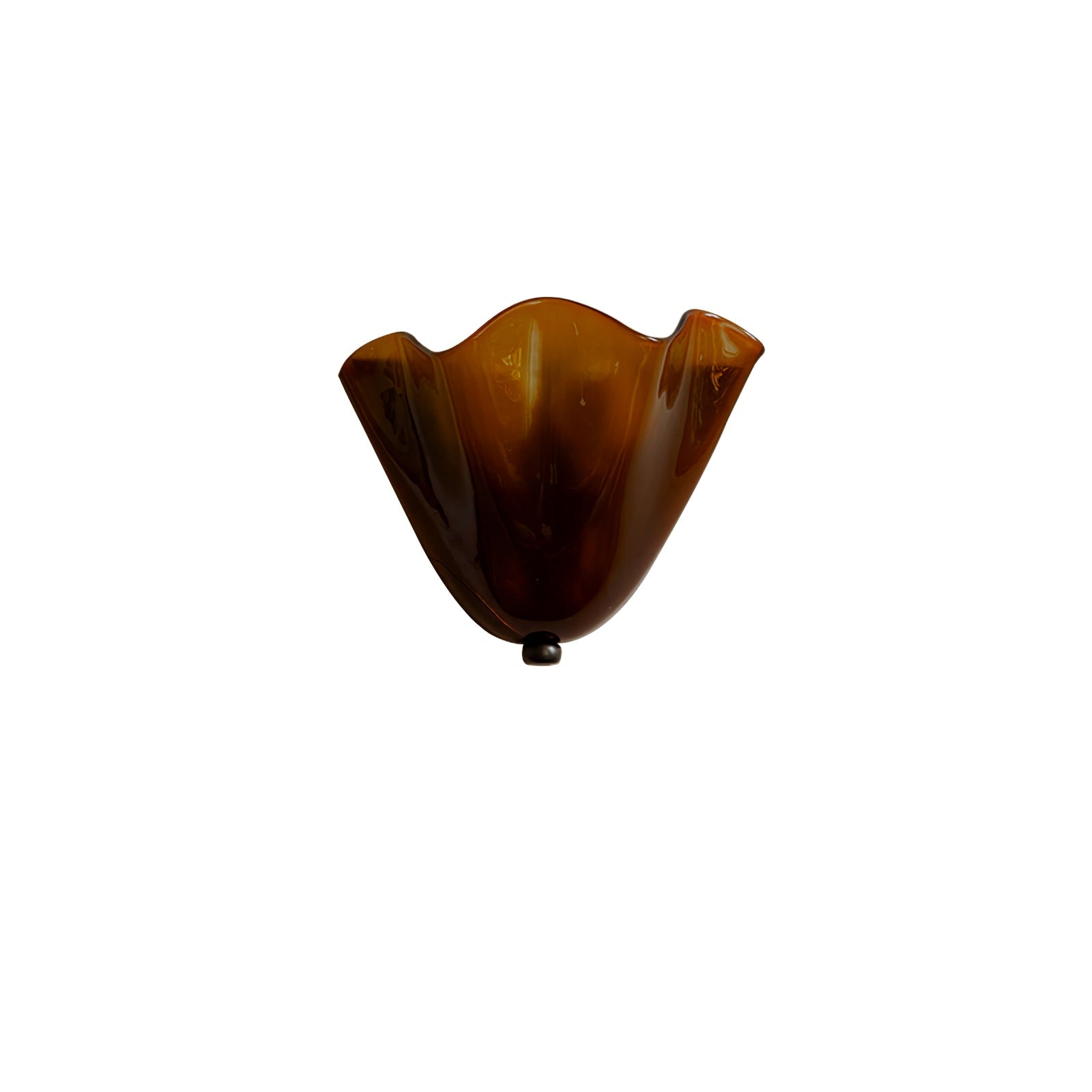 Petalia Wandlamp — Sculptural Petal-Geïnspireerde Glazen Wandverlichting met G9 Fitting en Hardwired Installatie (28 × 25 × 13 cm) | Sansoti
