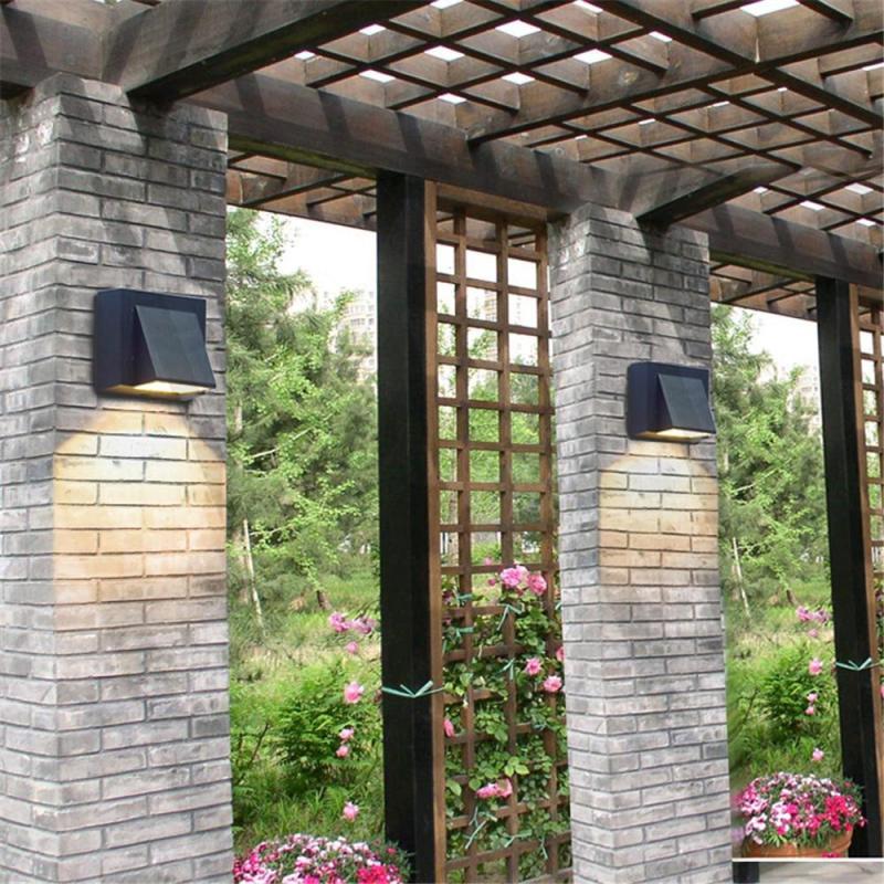 Zwarte Buitenwandlamp Metaal LED Waterdicht IP65 Tuinverlichting Gevel Wandverlichting Weerbestendig | Sansoti