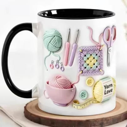 Keramische Mok voor Creatievelingen | Stevig Keramiek | Handige Koffiebeker | Origineel Cadeau | Dagelijks Gebruik | Premium Drinkbeker | Sansoti