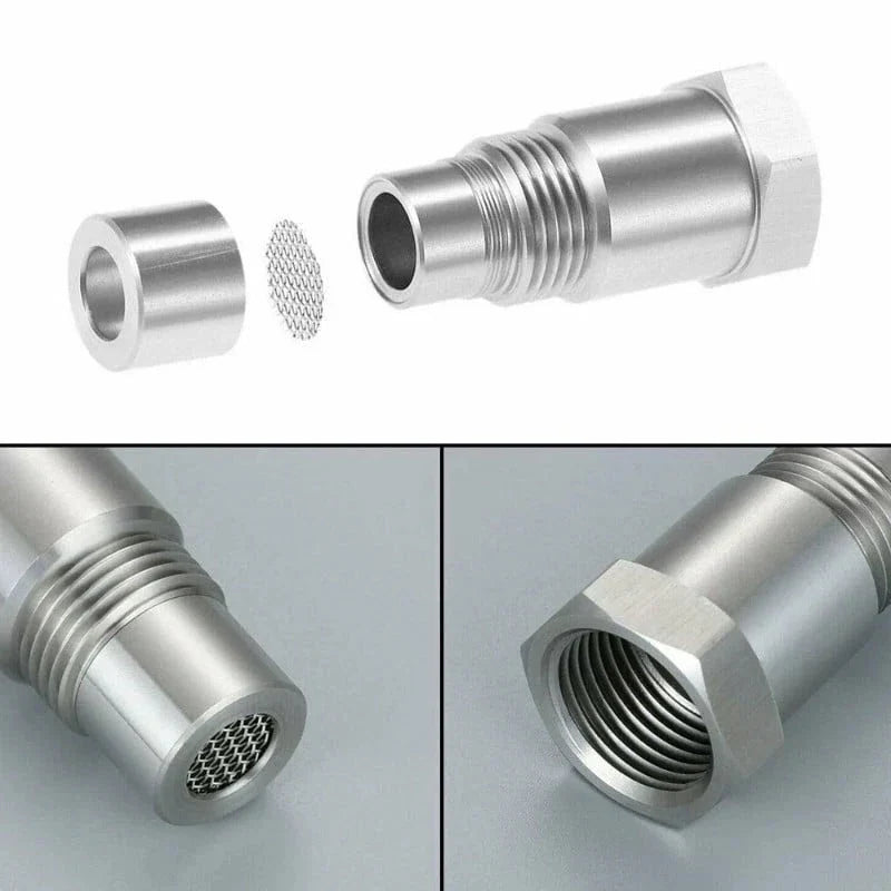 O2-Sensoradapter M18x1.5 mit integriertem Katalysator für Auspuffmodifikationen bei Offroad-Fahrzeugen, universell einsetzbar | Sansoti