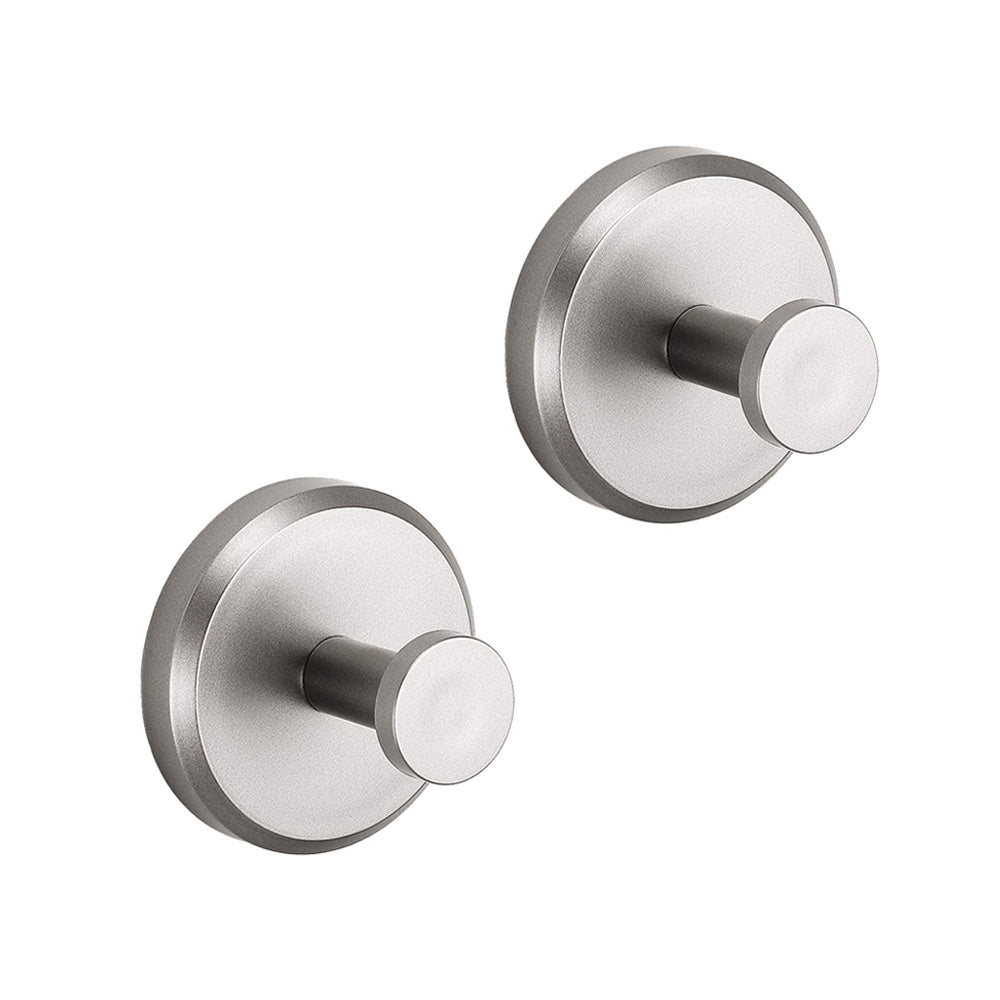 Handdoekhaak Zelfklevend Zonder Boren – Roestvrij Staal – Zwart, Zilver, Goud – 5,5×5,5×5,6 cm | Sansoti
