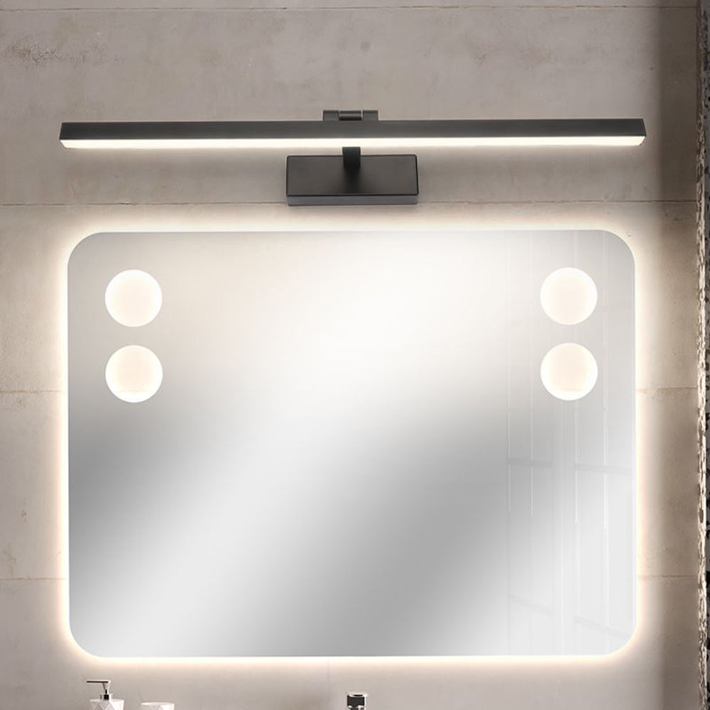 Adjustable LED Wall Light Metal Black White Brown Bathroom Mirror Bedroom Living Room Modern Design Reading Lamp | Sansoti