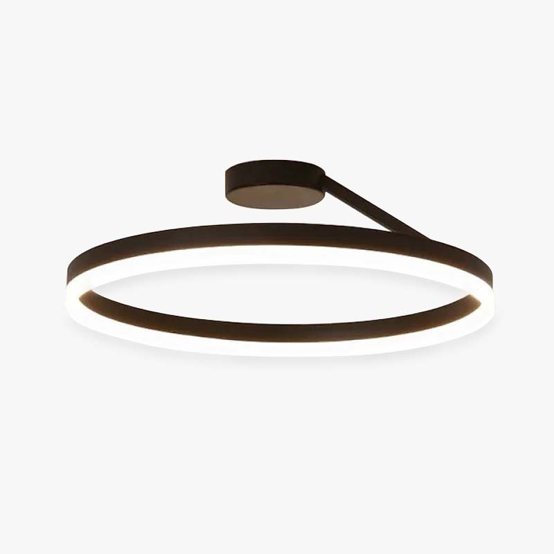 Minimalist Round Design LED Ceiling Light, Dimmable with Remote Control, Energy-Efficient for Modern Interiors | Sansoti
