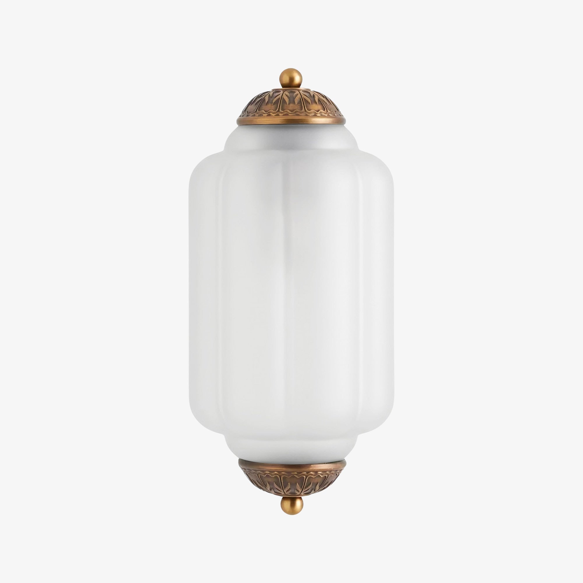 Eloise Vintage Scalloped Milk Glass Wall Sconce - Modern Accent Lighting for Bathroom and Bedroom