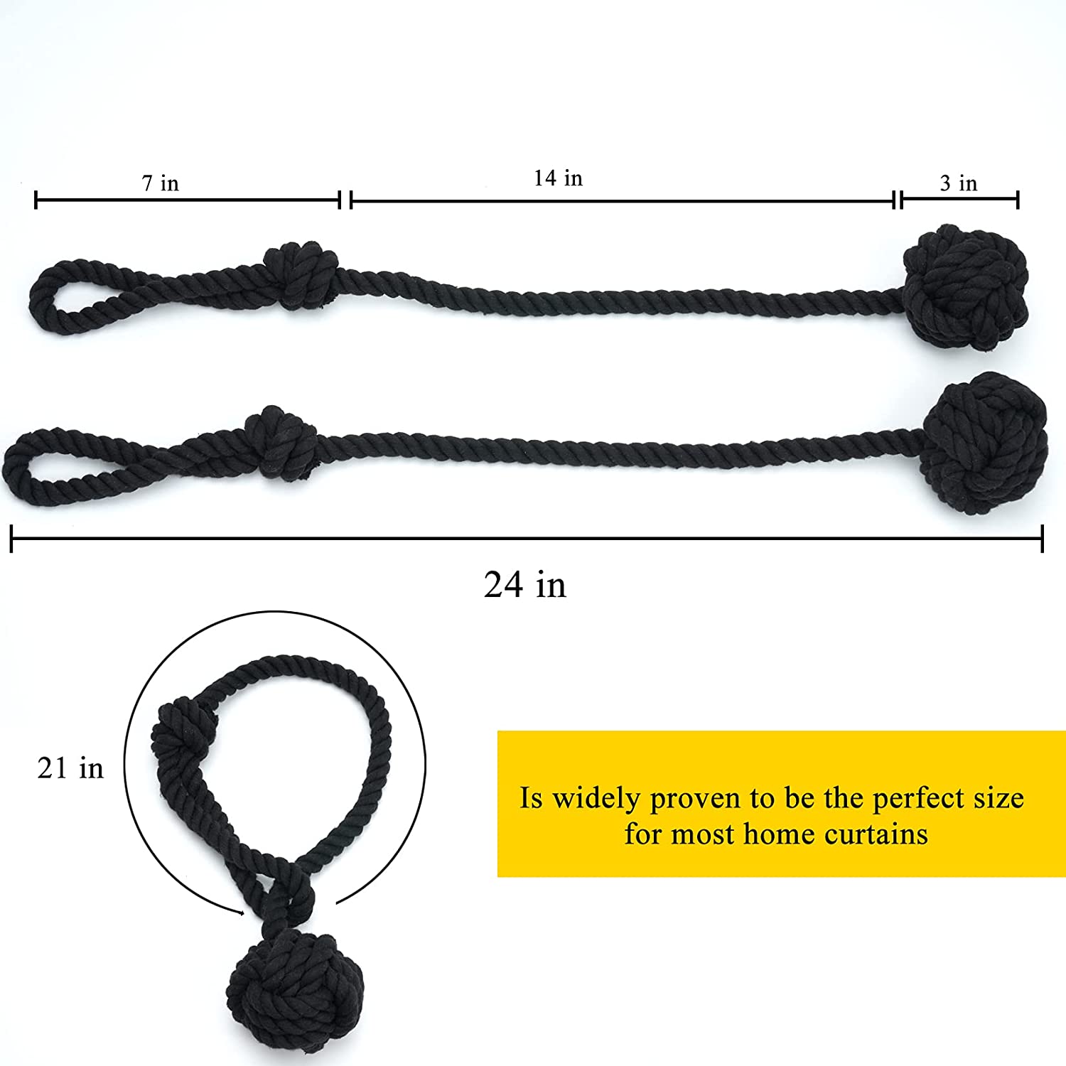 Macramé Gordijnhouders met Houten Stok – Handgeweven Katoenen Tie Backs voor Natuurlijke Boho Stijl | Sansoti