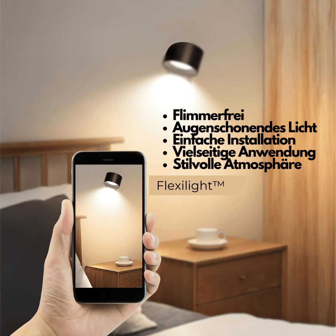 Draadloze Wandlamp Verstelbaar 360° LED Oplaadbaar USB Leeslamp Slaapkamer Woonkamer Hal Batterij Dimbaar | Sansoti