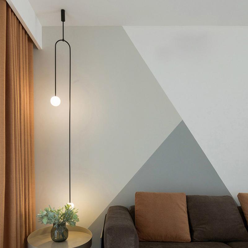 Mobiel Plafondlamp met Glazen Bollen – Modern Messing of Zwart Design – 9 Configuraties – G9 & G4 Fitting | Sansoti