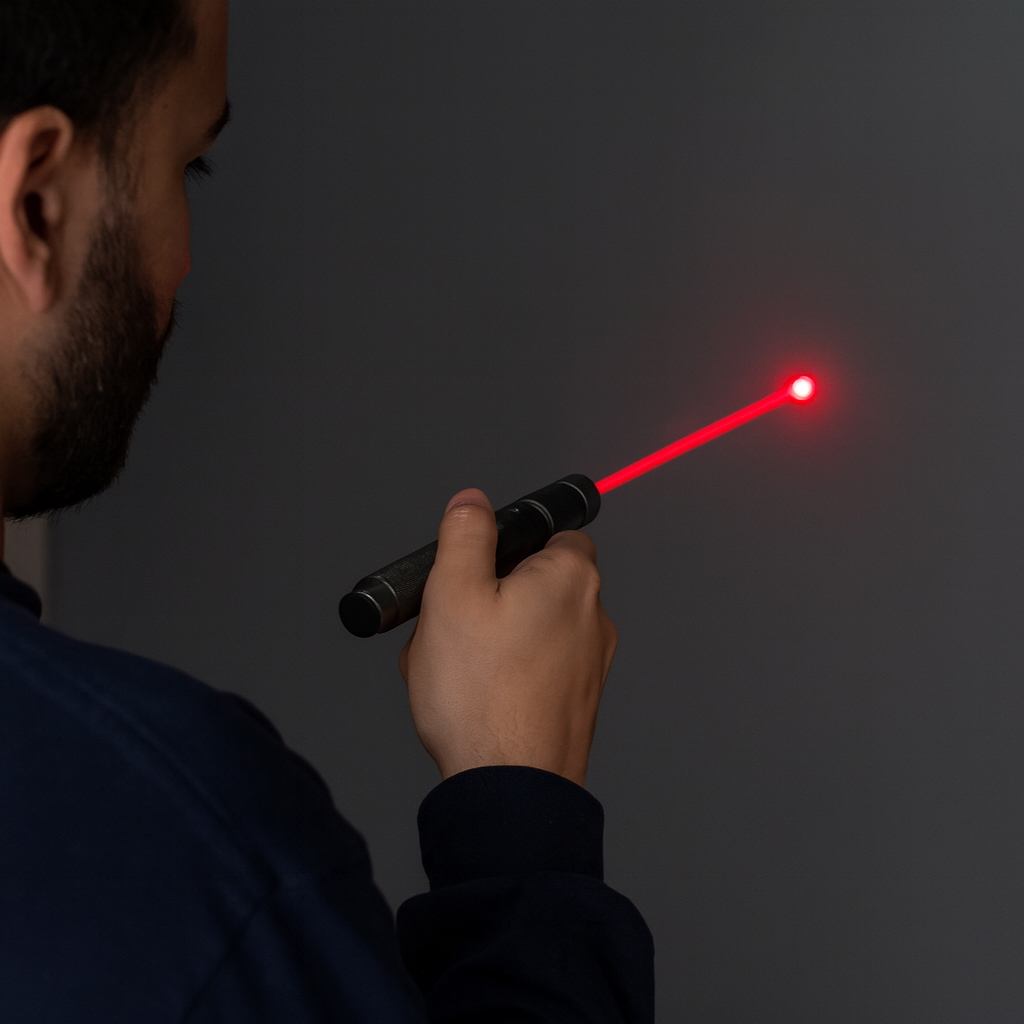 Powerful Laser Pointer Flashlight with Adjustable Focus and USB Rechargeable – Range up to 10,000 Meters | Sansoti