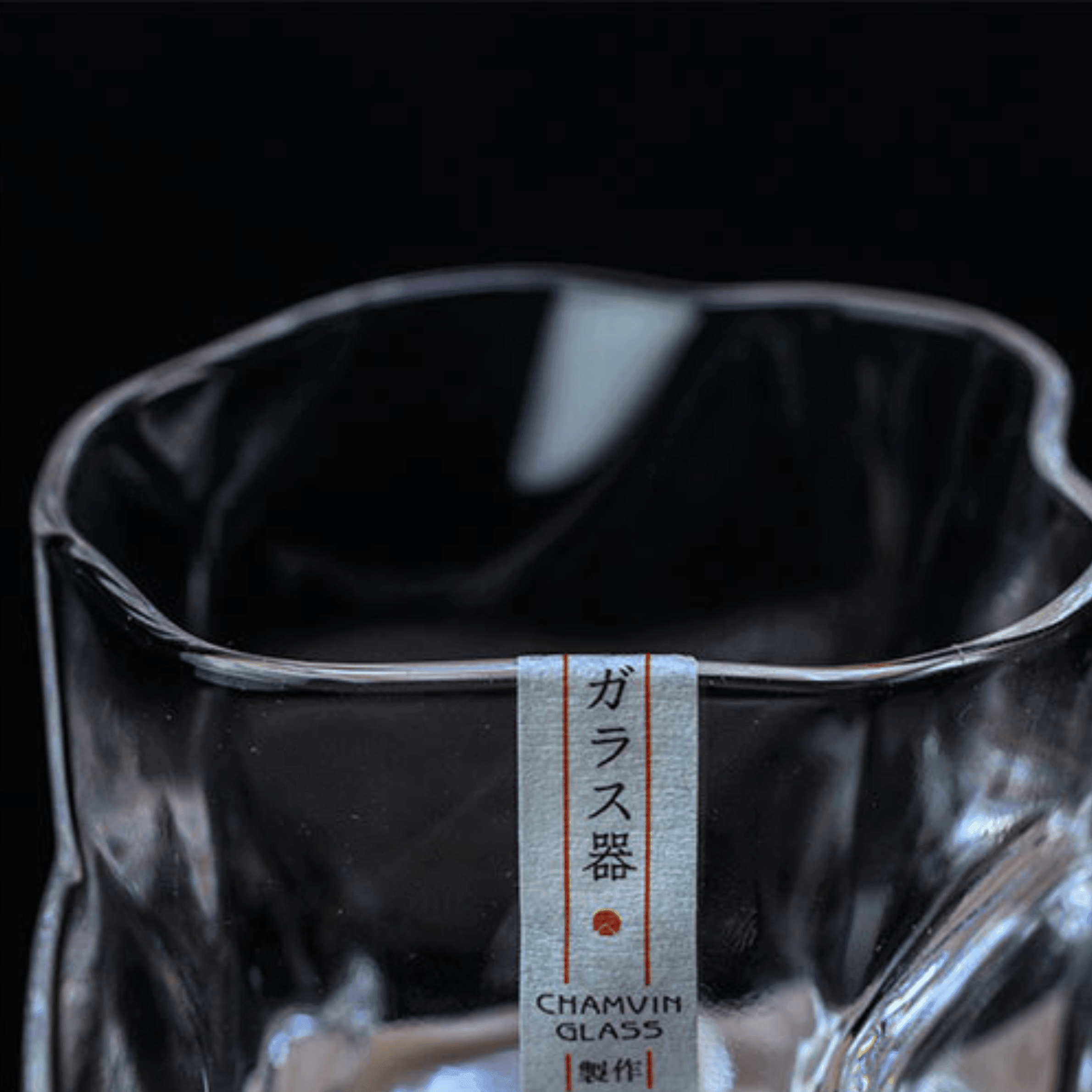 Geslepen Whiskyglas met Gerimpeld Reliëf in Kristal | 300ml Tumbler voor Spirits & Likeur | Premium Japanse Slijptechniek met Houten Presentatiebox | Sansoti