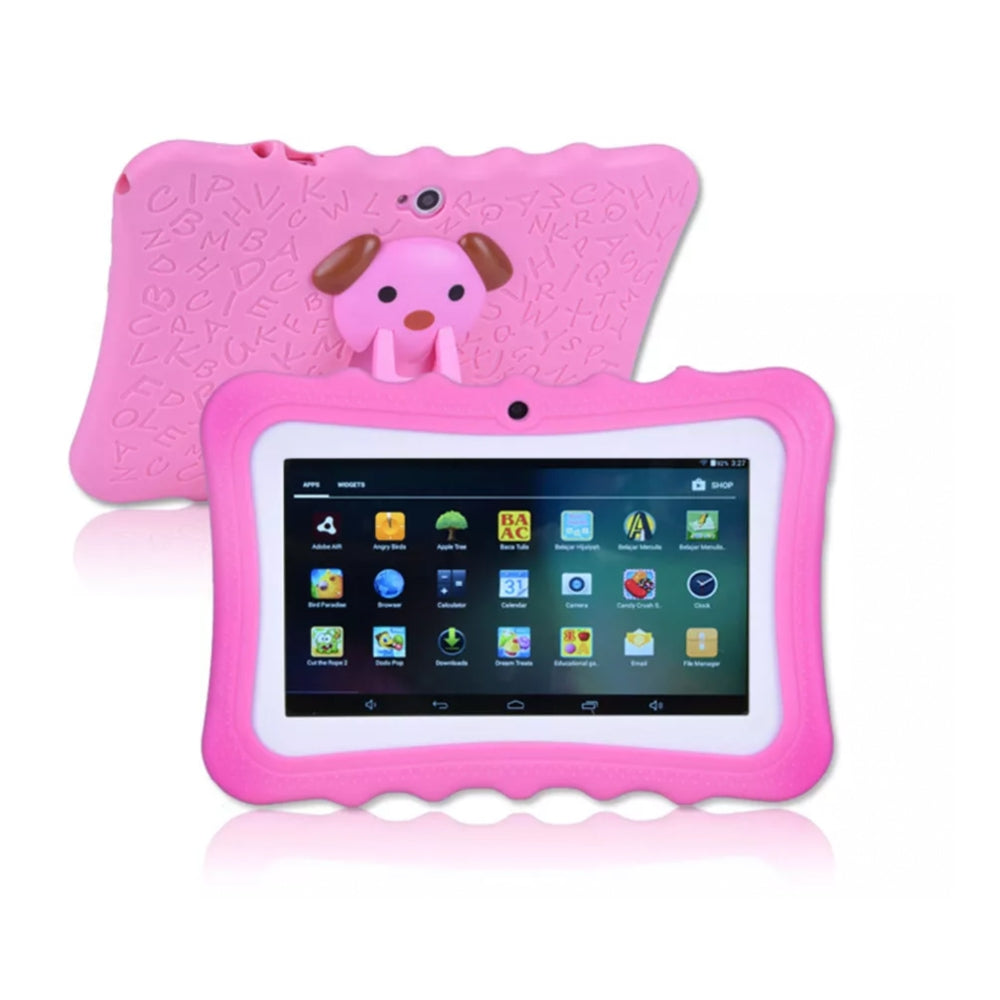 Kindertablet 7-inch met Schokbestendige Beschermhoes Educatief Speelgoed voor Kinderen | Sansoti
