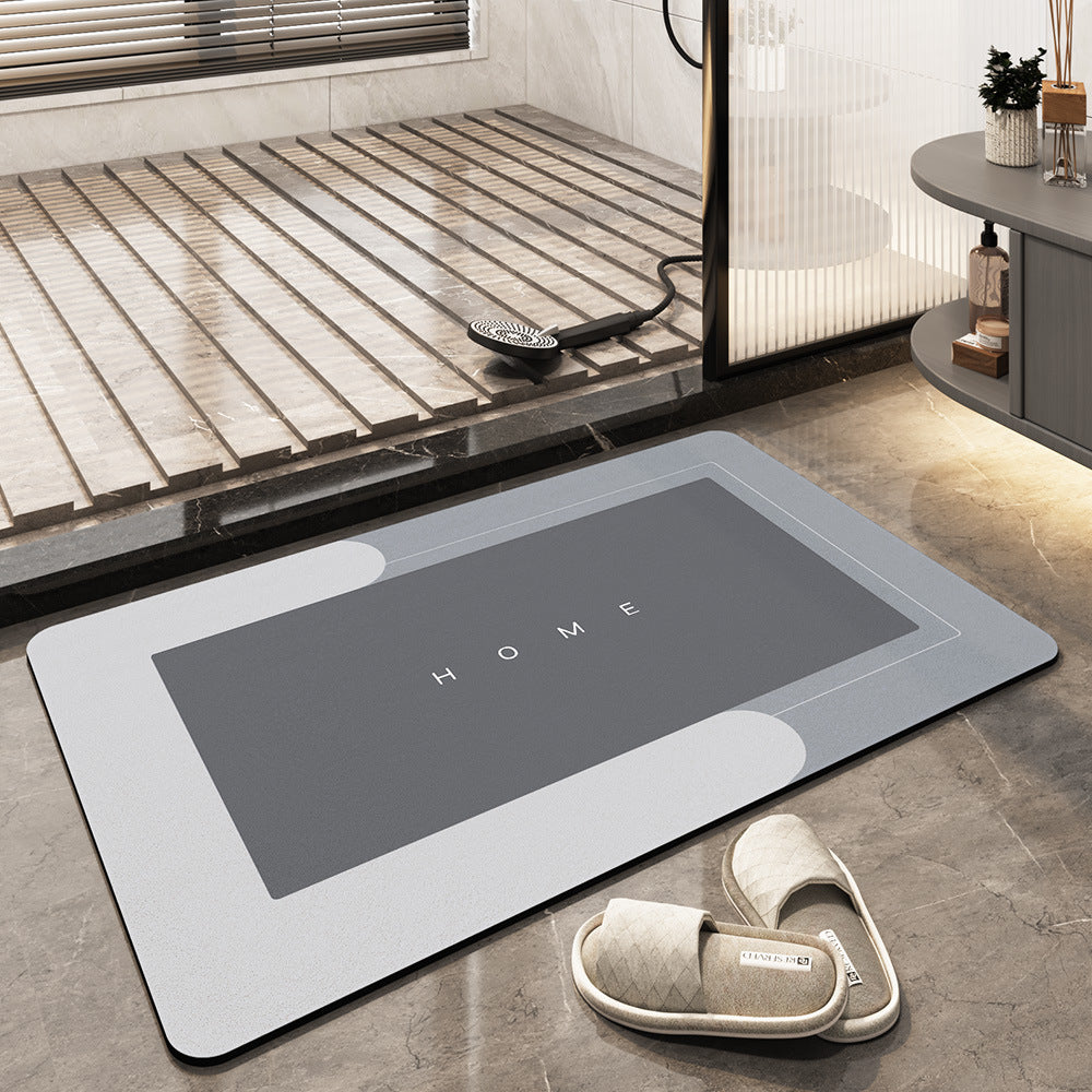 Zachte Badmat Antislip 40x60 cm | Superabsorberend Microvezel Droogloopmat voor Badkamer Keuken | Sneldrogend Vloerkleed met Antislip Onderkant | Sansoti
