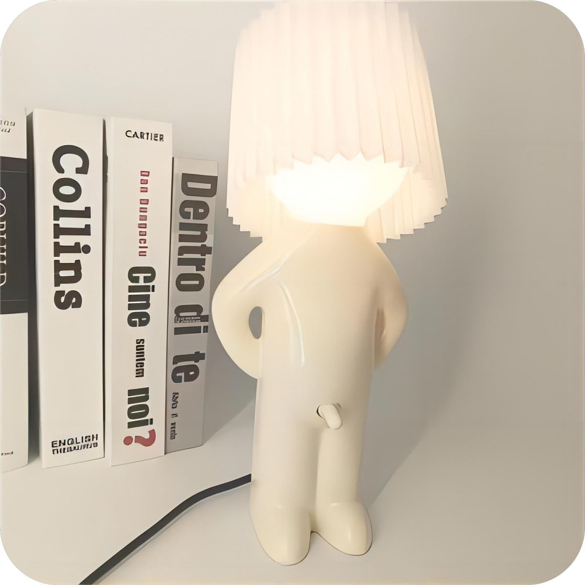Draadloze LED-lamp met Oplaadbare Batterij Speels Design Decoratieve Tafellamp Moderne Sfeerverlichting | Sansoti