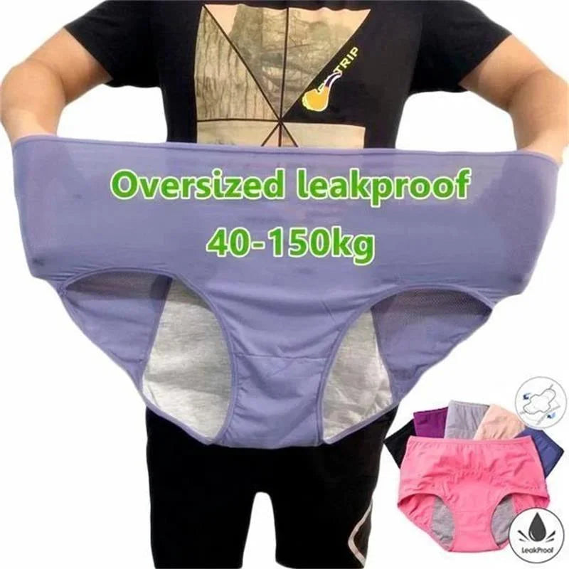 Hoogsluitende Menstruatie- en Incontinentieondergoed met Drielaags Absorptietechnologie 30-50ml | Sansoti