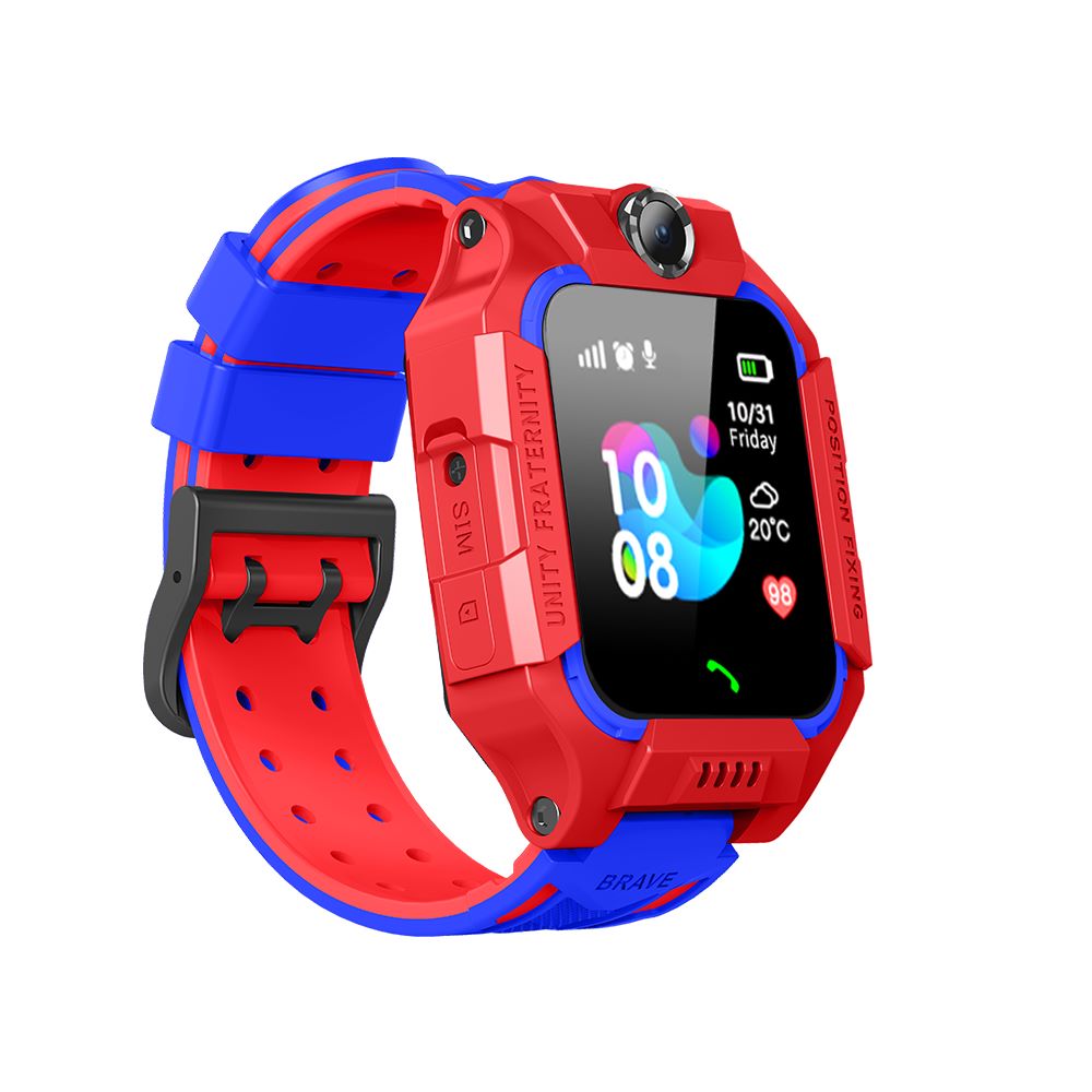 Smartwatch voor Kinderen met GPS-Tracker Telefoonfunctie SOS-Knop Ingebouwde Camera Kleurrijk Polshorloge voor Jongens en Meisjes vanaf 4 Jaar | Sansoti