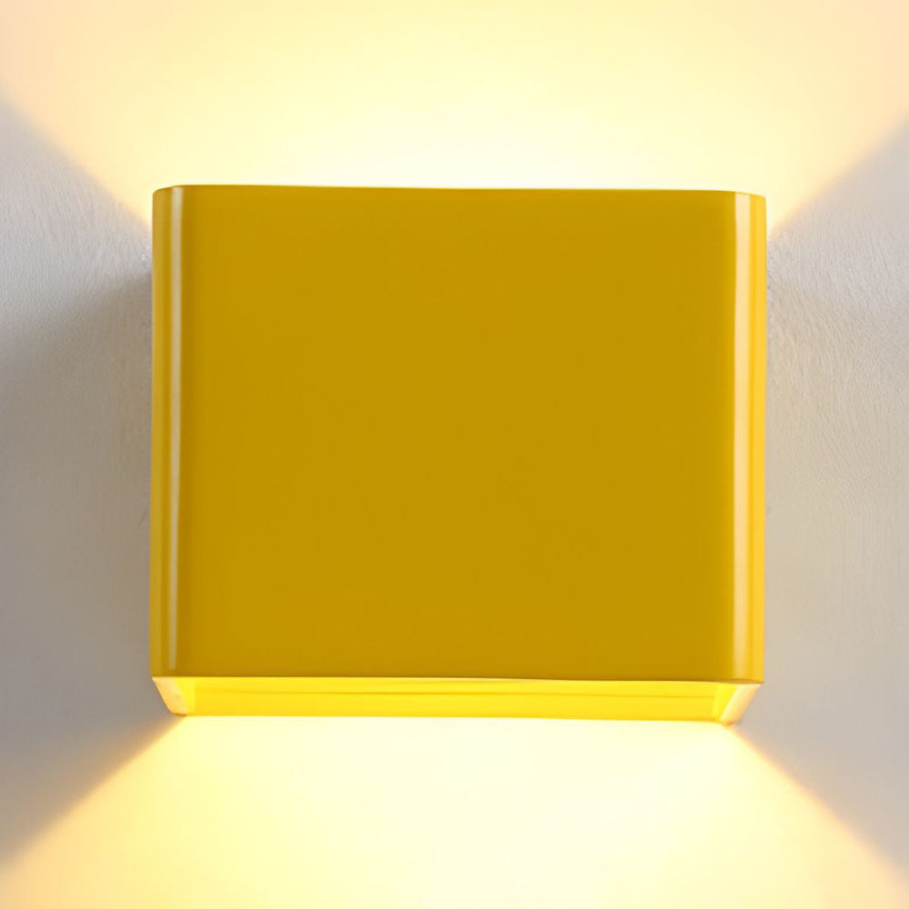 Applique Cubbon LED aluminium acrylique noir/blanc éclairage mural intérieur moderne haut bas lampe design chambre hall | Restfield