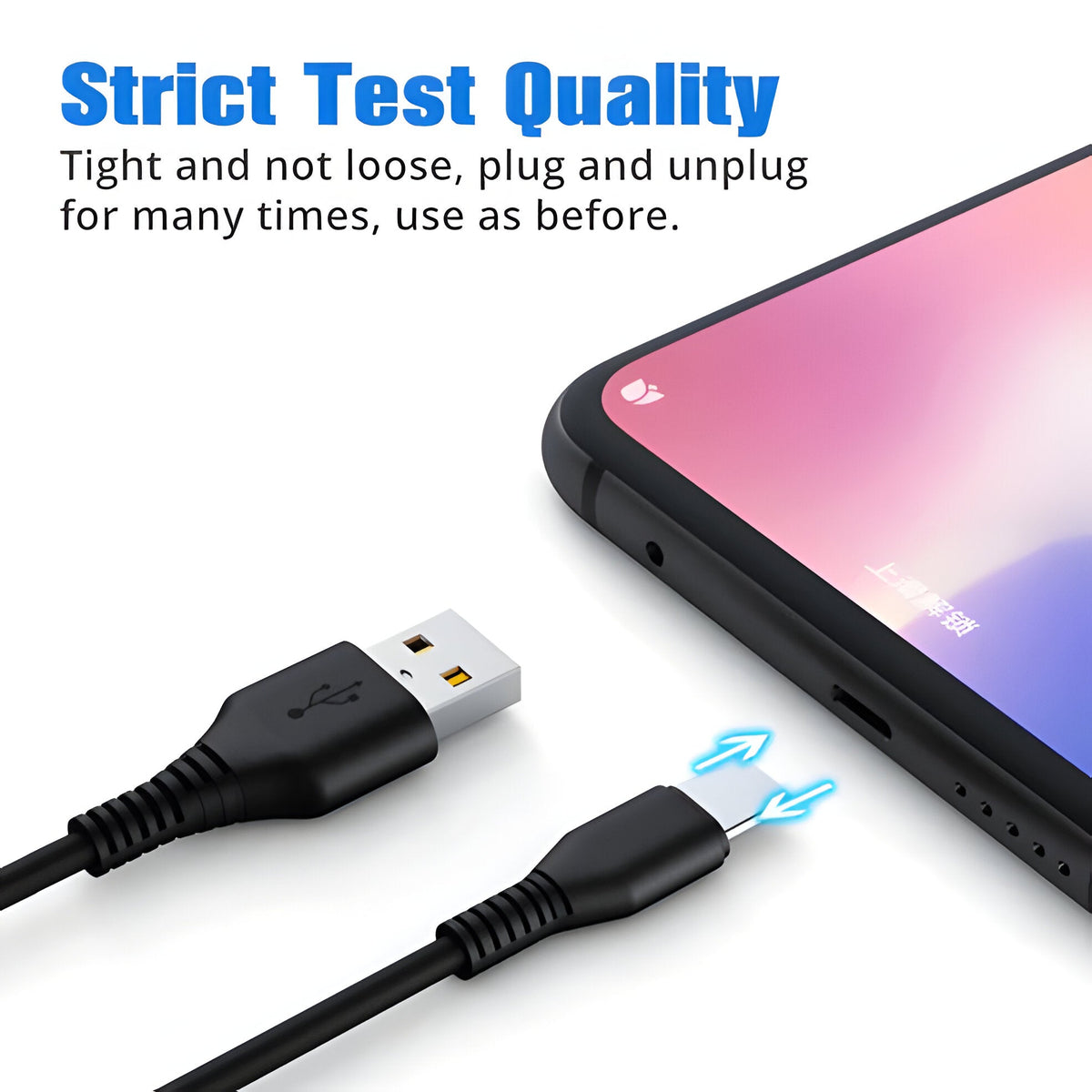 Doppeltes Ladekabel mit Multi-USB-Anschlüssen zum Aufladen von Smartphones und Tablets, Schnelllade- und Tech-Gadget-Zubehör | Sansoti