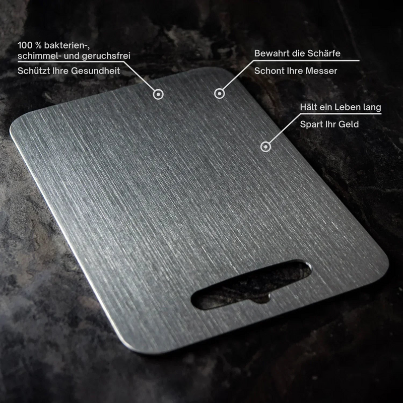 Cutting Board 35×25 cm With Titanium Coating BPA-Free Antibacterial for Hygienic Food Preparation in the Kitchen | Sansoti