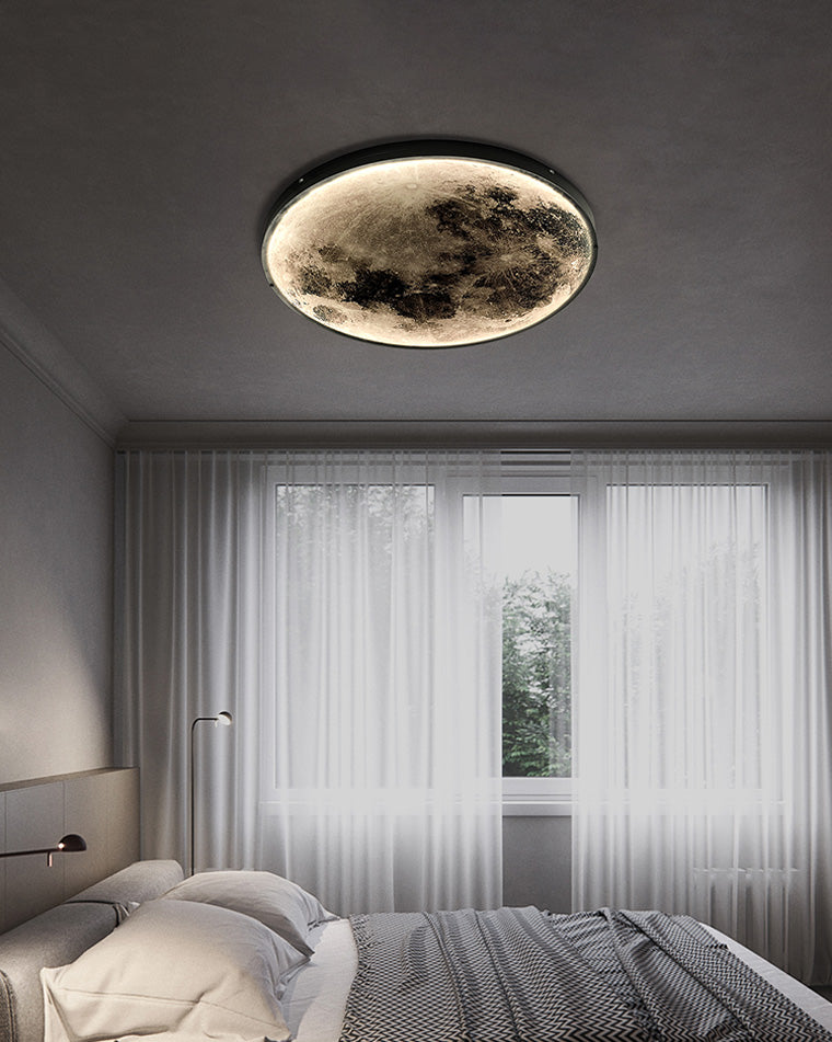 Wandleuchte Mond Wandbild LED Dimmbar Fernbedienung Wohnzimmer Schlafzimmer | Restfield