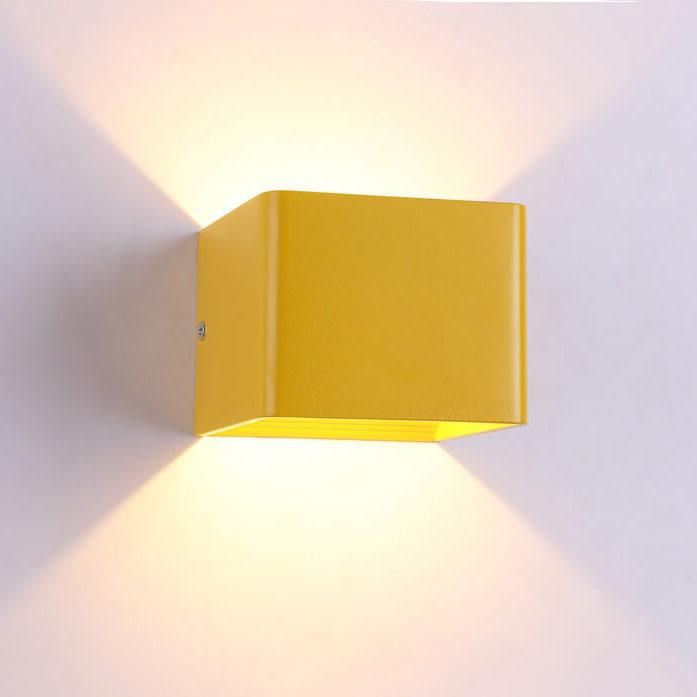Vierkante LED Wandlamp Aluminium 5-15W Warm Koel Wit Minimalistisch Modern Design Woonkamer Slaapkamer | Sansoti