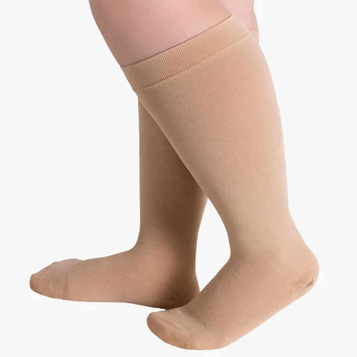 Compression Socks with Graduated Compression Seamless Breathable Black Skin Tone S to 7XL Comfortable Socks for Everyday Wear | Sansoti