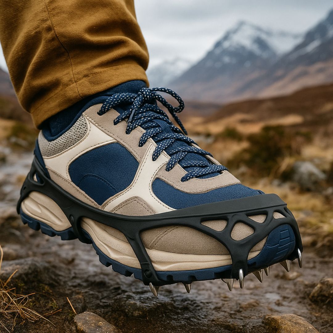 Antislip Schoenspikes met Stalen Spiralen voor Ijs en Sneeuw Winter Wandelen Outdoor Veiligheid Universeel Pasvorm | Sansoti