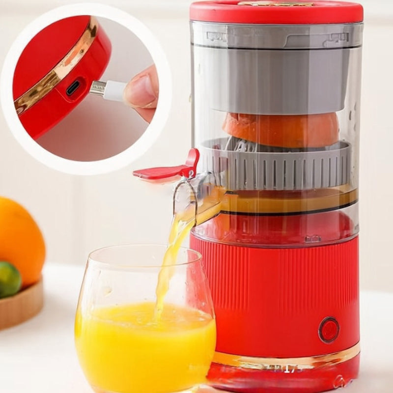 Draagbare Sappers – Oplaadbaar met Krachtige Motor – Compacte Citruspers voor Verse Smoothies Thuis of Onderweg | Sansoti