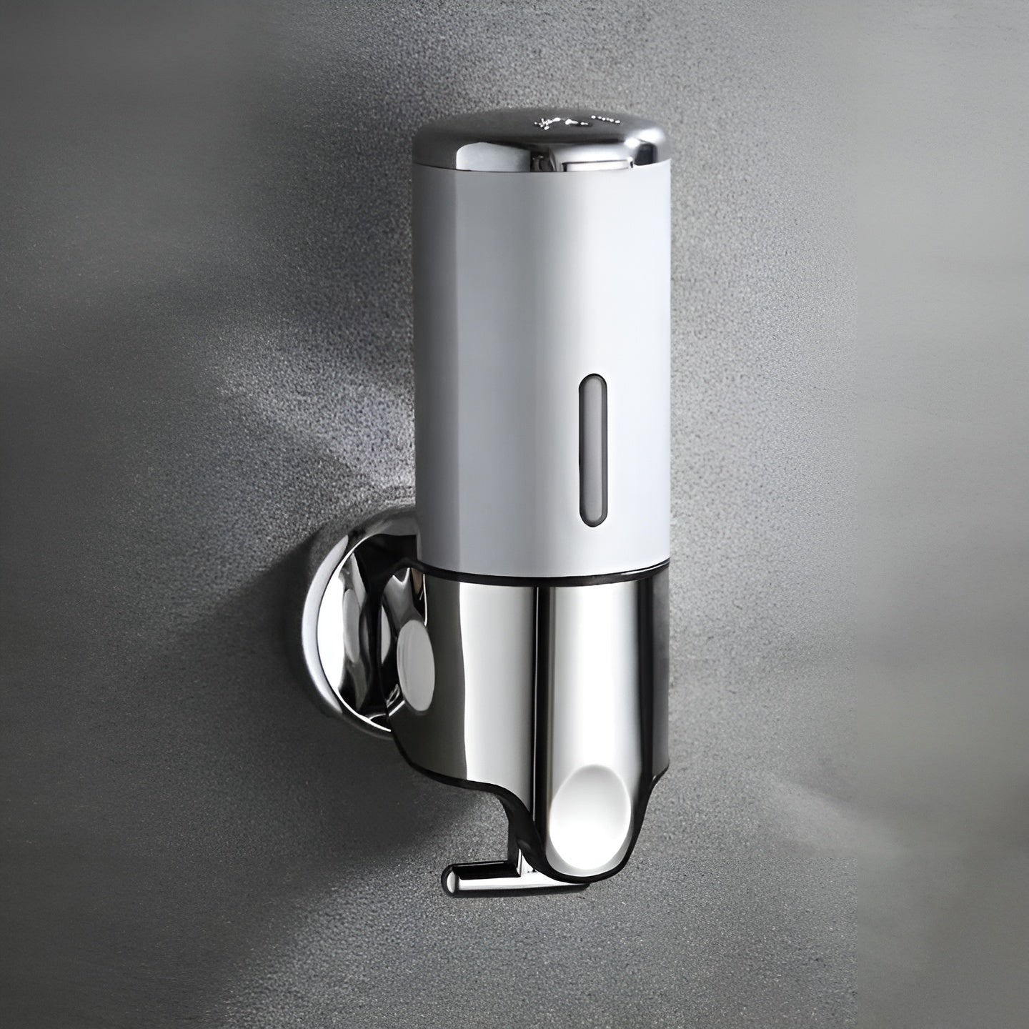 Wandzeepdispenser 500ml Wandmontage RVS Chroom Badkamer Keuken Enkel Dubbel Drievoudig Vloeibare Zeep | Sansoti