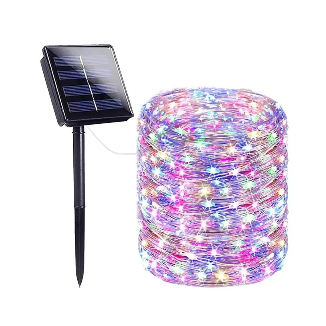 Solar LED String Lights 30m Garden Lighting Waterproof Outdoor Lighting 8 Light Modes Atmospheric Garden Ambience Patio | Sansoti