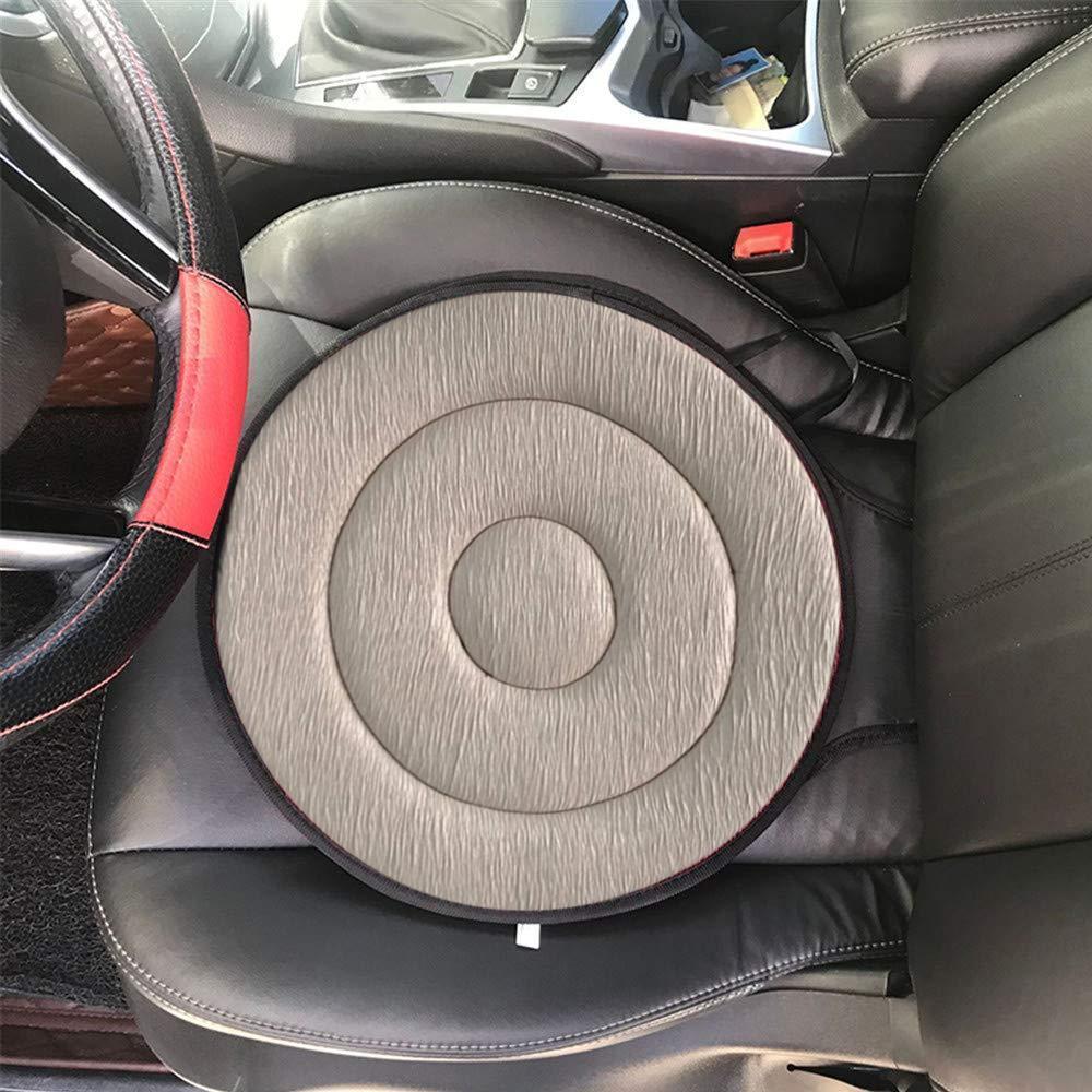 Draaibaar Zitkussen 360° Memory Foam Comfort Zwart Beige Koffie Rood Antislip voor Auto Kantoor Thuis Mobiliteitsondersteuning Ergonomische Zithulp | Sansoti