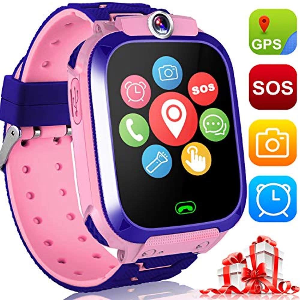 Kids' GPS Watch with Emergency Button, Calling Function and Location Tracking for Everyday Safety, Communication and Outdoor Activities | Sansoti