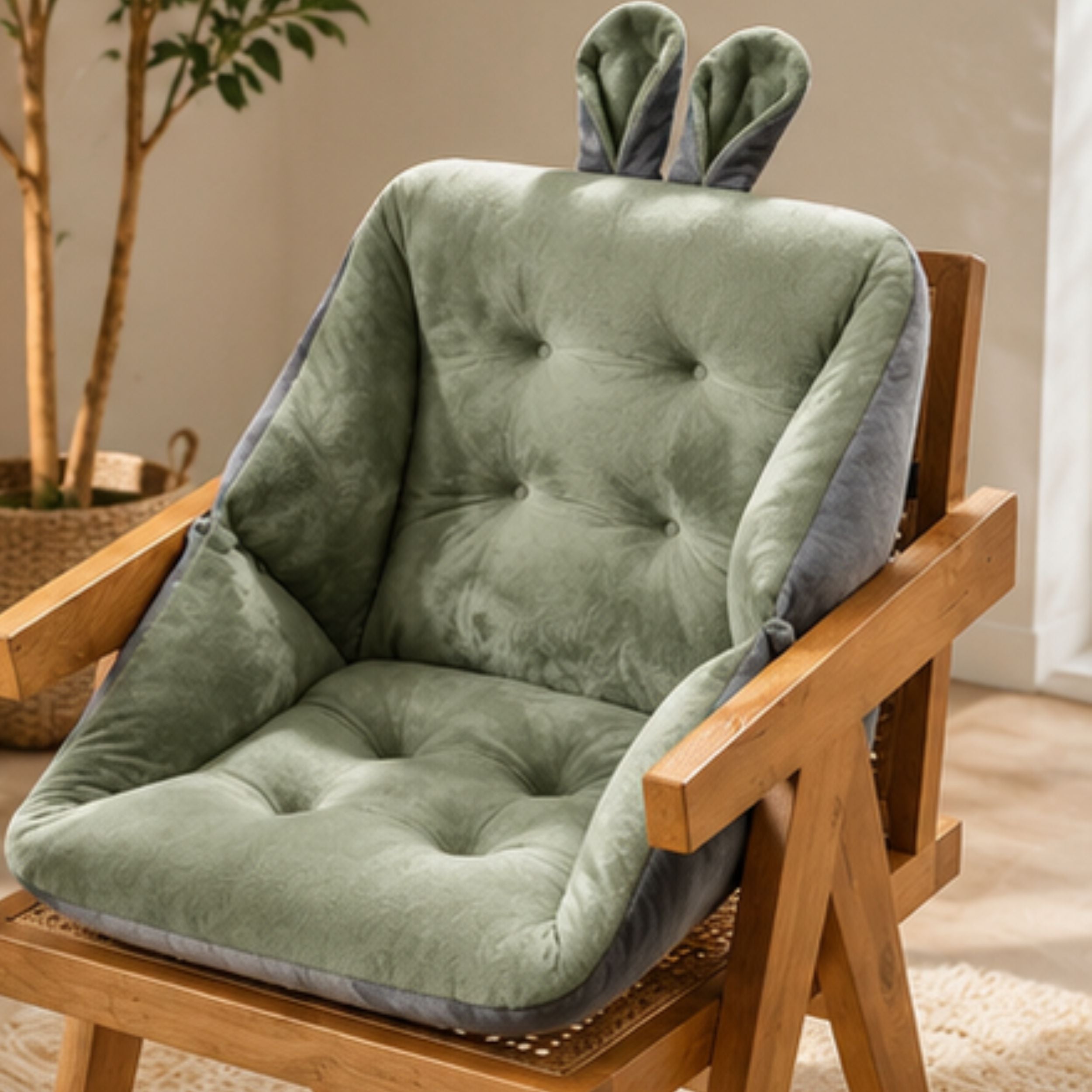 Ergonomisch Stuitkussen voor Pijnvrij Zitten – Memory Foam Zitondersteuning met Coccyx Relief | Sansoti