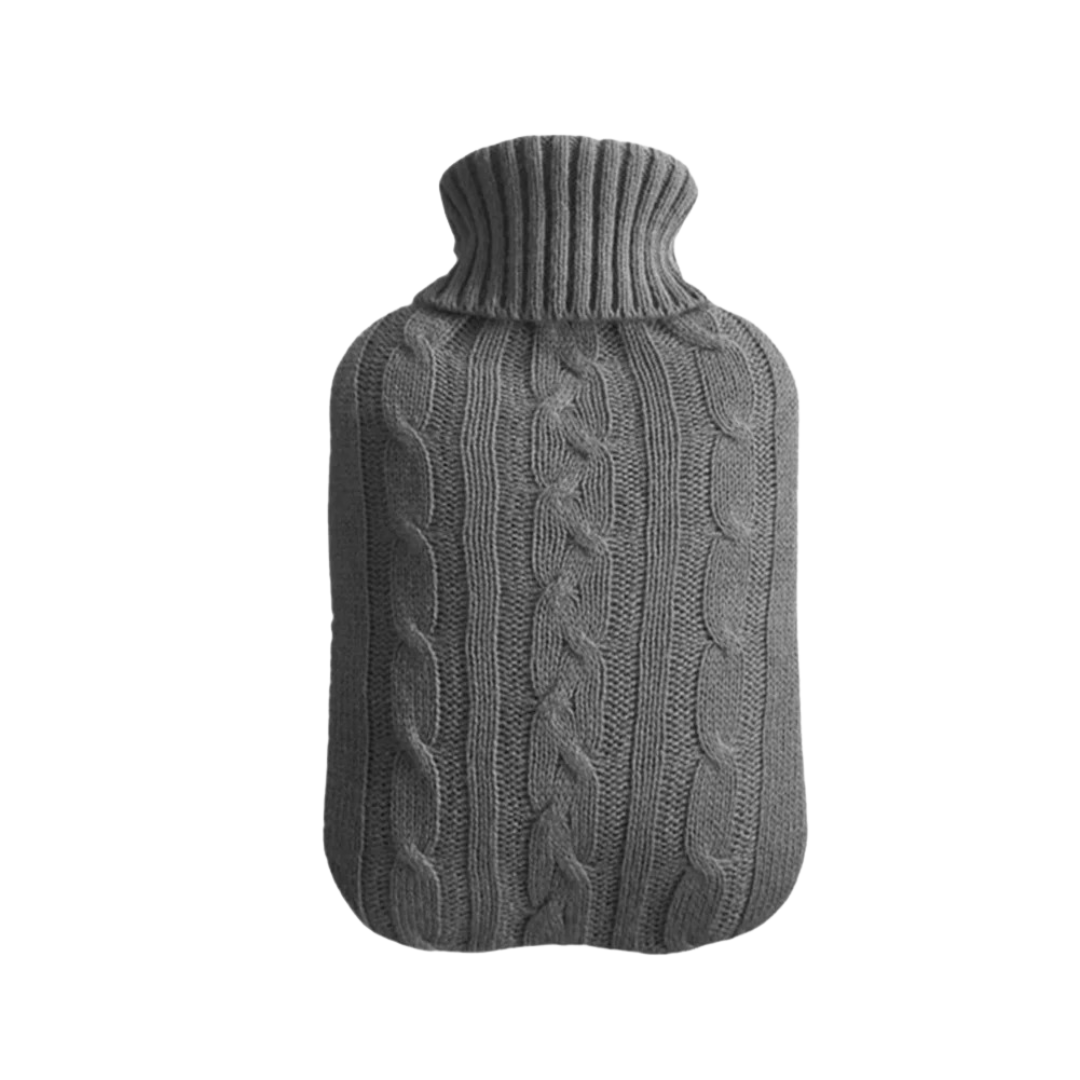 2L Hot Water Bottle with Soft Plush Cover for Long-Lasting Warmth and Optimal Comfort at Home during Cold Winter | Sansoti