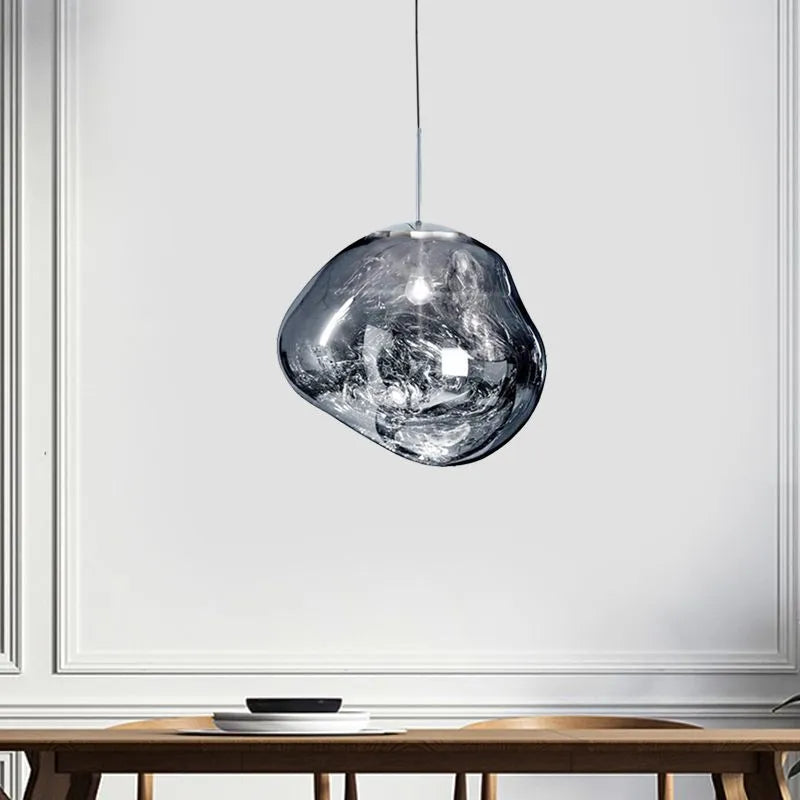 Hanglamp Organisch Acryl Lava Warm Wit E27 Woonkamer Slaapkamer Eetkamer 20 28 38cm | Sansoti