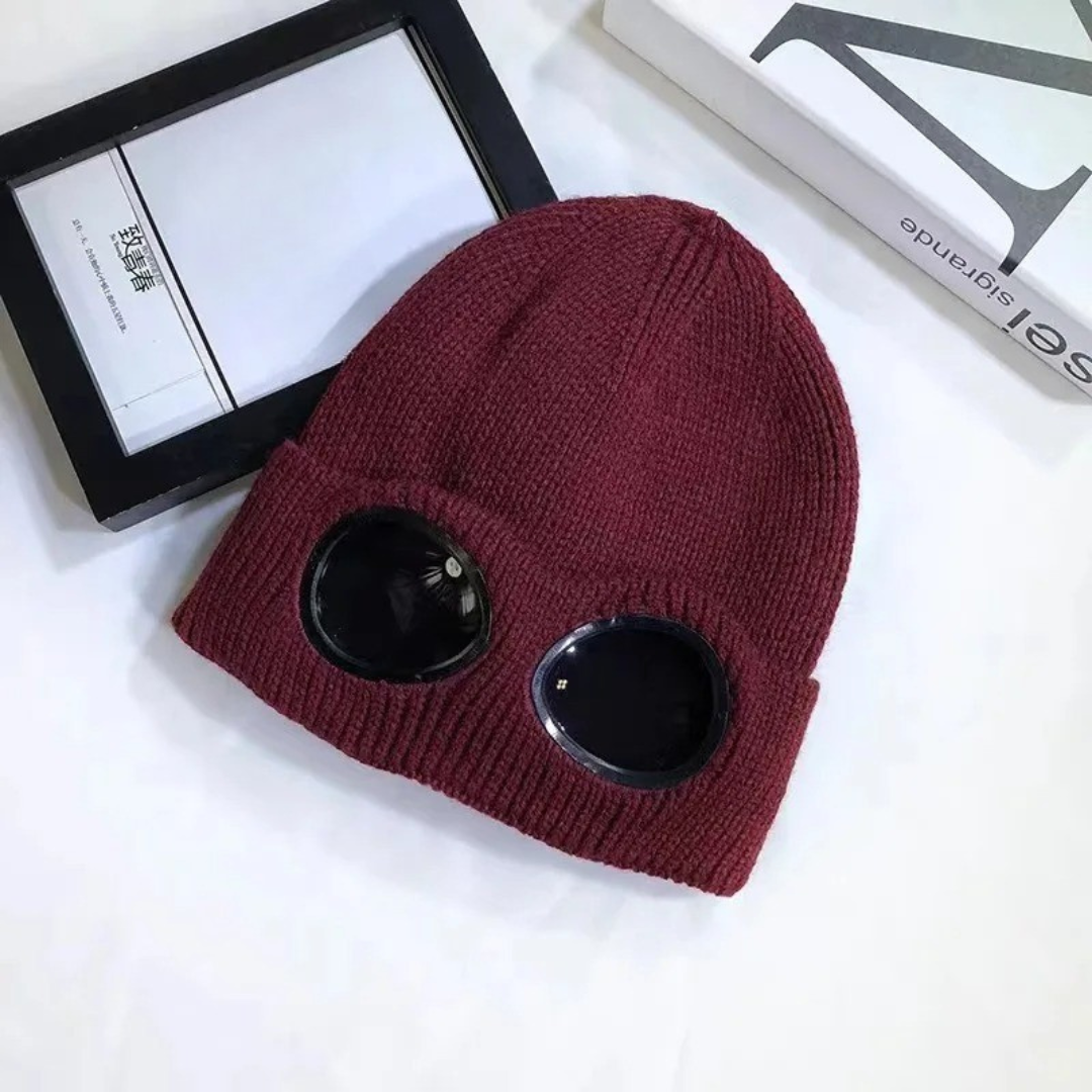 Gebreide Wintermuts met Opklapbare Bril Unisex Warm Winddicht Polyester Elastisch Skiën Outdoor One Size | Sansoti