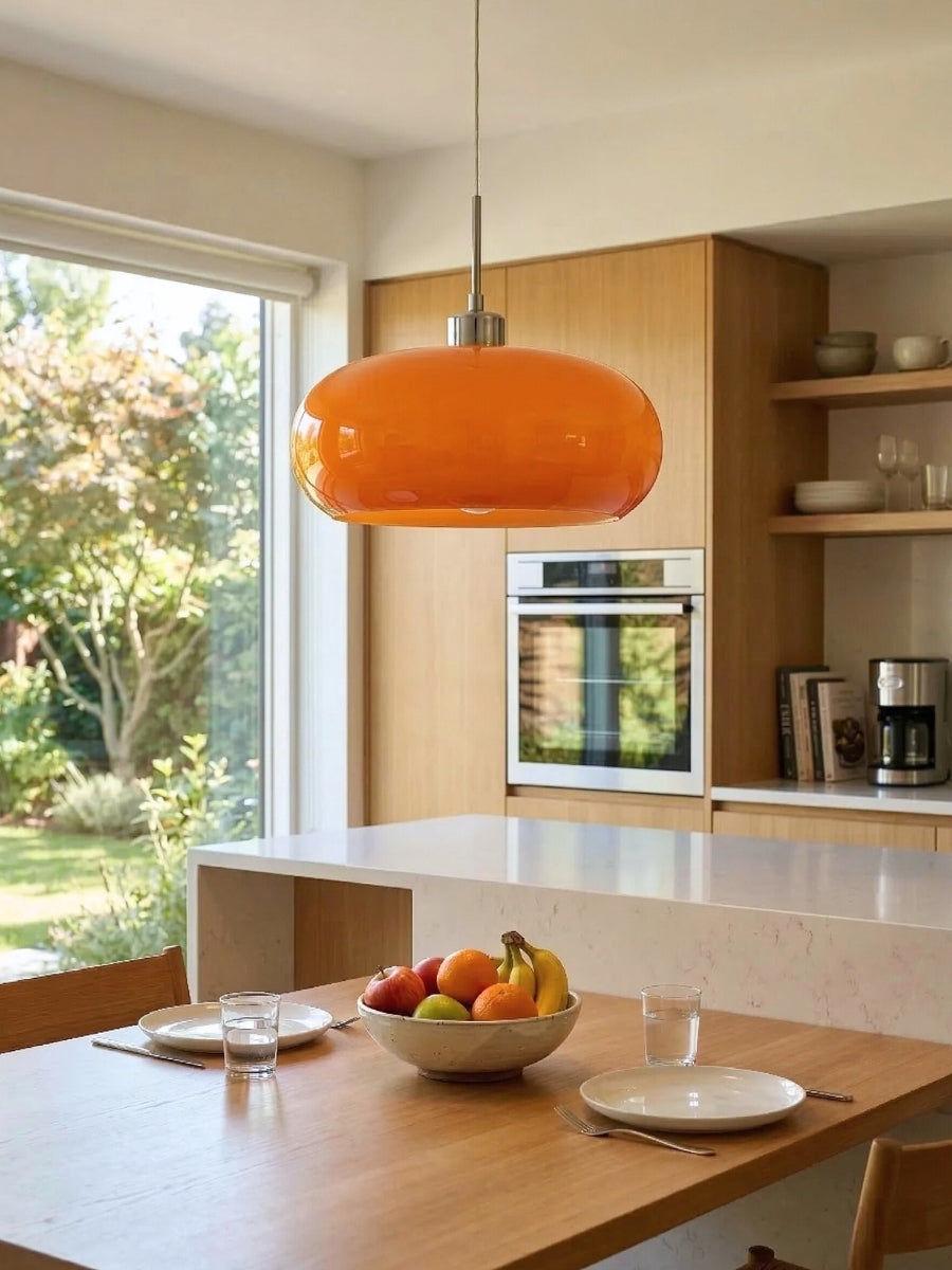 Bauhaus Glazen Hanglamp Metaal 11cm Nordic Design Eetkamer Keuken | Sansoti