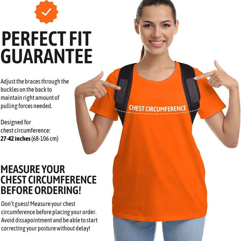Posture Corrector for a Straight Back and Shoulders - Adjustable Support - Invisible Under Clothing | Sansoti